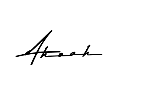 Also You can easily find your signature by using the search form. We will create Ahoah name handwritten signature images for you free of cost using Asem Kandis PERSONAL USE sign style. Ahoah signature style 9 images and pictures png