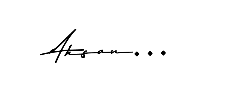 You can use this online signature creator to create a handwritten signature for the name Ahsan…. This is the best online autograph maker. Ahsan… signature style 9 images and pictures png