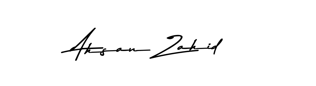 Use a signature maker to create a handwritten signature online. With this signature software, you can design (Asem Kandis PERSONAL USE) your own signature for name Ahsan Zahid. Ahsan Zahid signature style 9 images and pictures png
