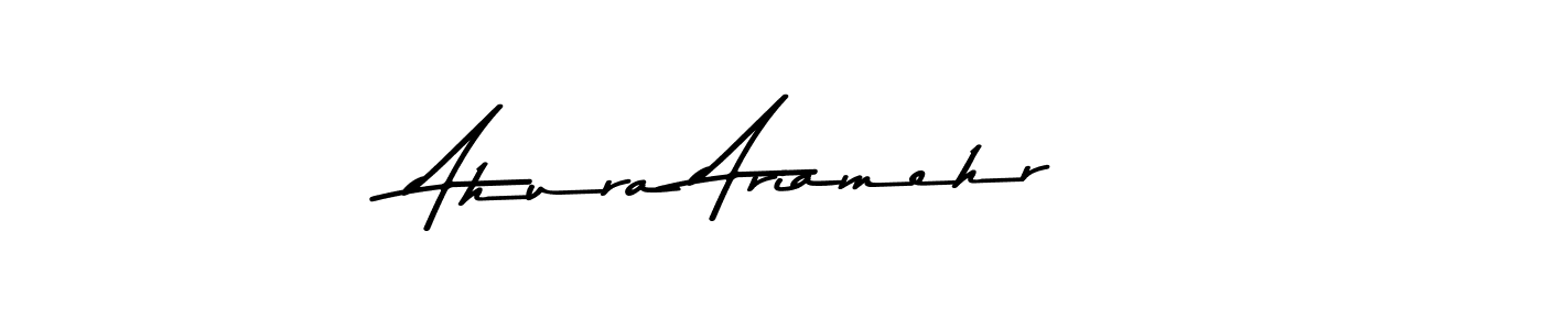 Ahura Ariamehr stylish signature style. Best Handwritten Sign (Asem Kandis PERSONAL USE) for my name. Handwritten Signature Collection Ideas for my name Ahura Ariamehr. Ahura Ariamehr signature style 9 images and pictures png