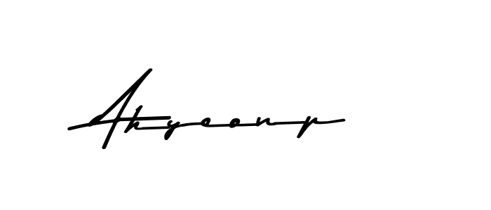 Design your own signature with our free online signature maker. With this signature software, you can create a handwritten (Asem Kandis PERSONAL USE) signature for name Ahyeonp. Ahyeonp signature style 9 images and pictures png