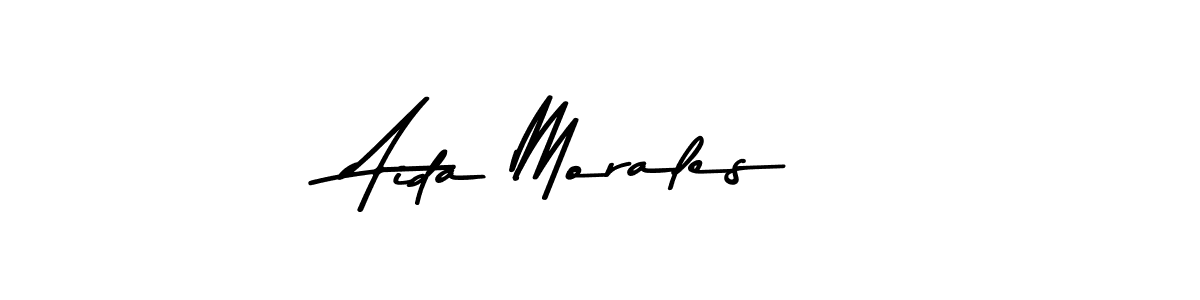 Design your own signature with our free online signature maker. With this signature software, you can create a handwritten (Asem Kandis PERSONAL USE) signature for name Aida Morales. Aida Morales signature style 9 images and pictures png