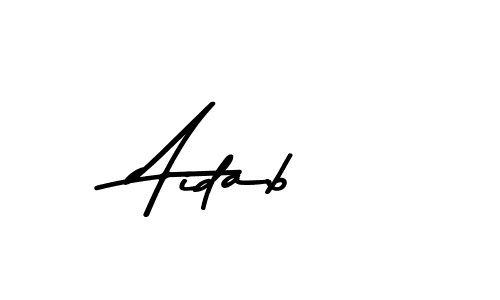 You can use this online signature creator to create a handwritten signature for the name Aidab. This is the best online autograph maker. Aidab signature style 9 images and pictures png