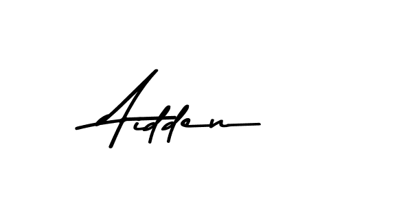 Make a beautiful signature design for name Aidden. With this signature (Asem Kandis PERSONAL USE) style, you can create a handwritten signature for free. Aidden signature style 9 images and pictures png