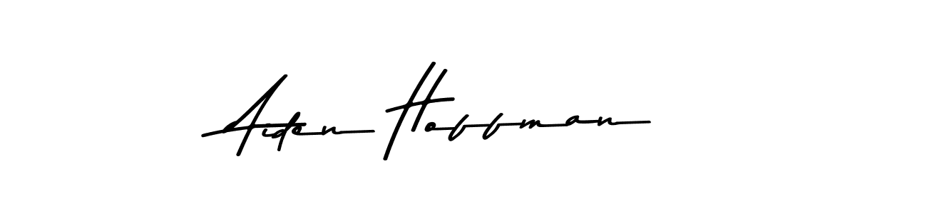 Use a signature maker to create a handwritten signature online. With this signature software, you can design (Asem Kandis PERSONAL USE) your own signature for name Aiden Hoffman. Aiden Hoffman signature style 9 images and pictures png