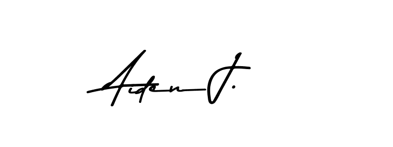 Design your own signature with our free online signature maker. With this signature software, you can create a handwritten (Asem Kandis PERSONAL USE) signature for name Aiden J.. Aiden J. signature style 9 images and pictures png