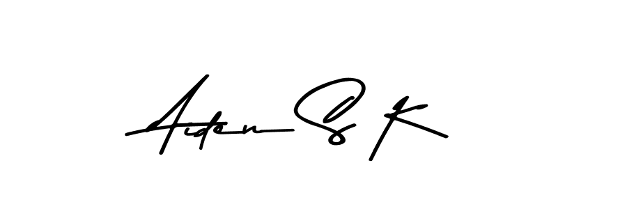 This is the best signature style for the Aiden S K name. Also you like these signature font (Asem Kandis PERSONAL USE). Mix name signature. Aiden S K signature style 9 images and pictures png