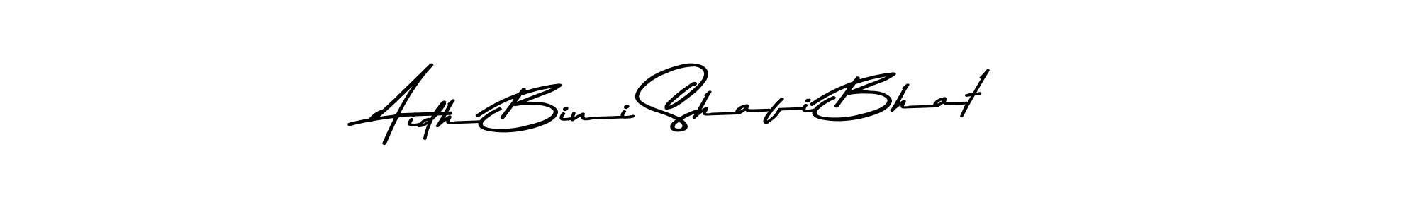 Design your own signature with our free online signature maker. With this signature software, you can create a handwritten (Asem Kandis PERSONAL USE) signature for name Aidh Bini Shafi Bhat. Aidh Bini Shafi Bhat signature style 9 images and pictures png