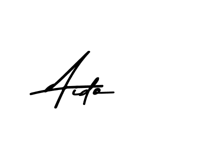 Design your own signature with our free online signature maker. With this signature software, you can create a handwritten (Asem Kandis PERSONAL USE) signature for name Aido. Aido signature style 9 images and pictures png