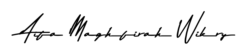 Get inspired by this graceful Asem Kandis PERSONAL USE signature style for name Aifa Maghfirah Wikry. Smooth loops and balanced proportions for everyday use. Aifa Maghfirah Wikry signature style 9 images and pictures png