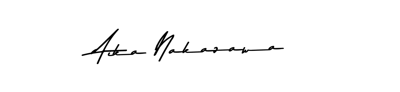 Also we have Aika Nakazawa name is the best signature style. Create professional handwritten signature collection using Asem Kandis PERSONAL USE autograph style. Aika Nakazawa signature style 9 images and pictures png