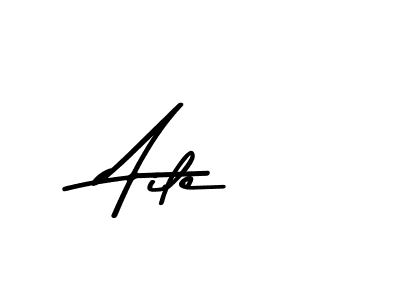 Make a beautiful signature design for name Aile. With this signature (Asem Kandis PERSONAL USE) style, you can create a handwritten signature for free. Aile signature style 9 images and pictures png