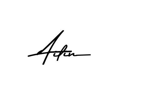 Similarly Asem Kandis PERSONAL USE is the best handwritten signature design. Signature creator online .You can use it as an online autograph creator for name Ailin. Ailin signature style 9 images and pictures png
