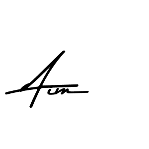 You should practise on your own different ways (Asem Kandis PERSONAL USE) to write your name (Aim) in signature. don't let someone else do it for you. Aim signature style 9 images and pictures png