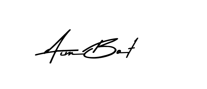 Make a beautiful signature design for name Aim Bot. With this signature (Asem Kandis PERSONAL USE) style, you can create a handwritten signature for free. Aim Bot signature style 9 images and pictures png