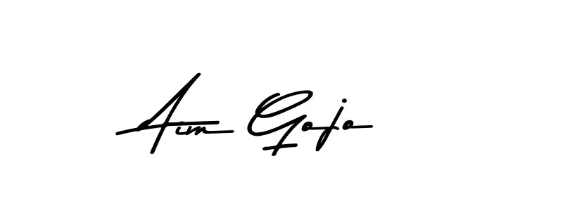 Use a signature maker to create a handwritten signature online. With this signature software, you can design (Asem Kandis PERSONAL USE) your own signature for name Aim Gojo. Aim Gojo signature style 9 images and pictures png