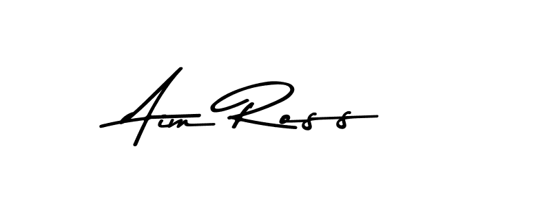 Asem Kandis PERSONAL USE is a professional signature style that is perfect for those who want to add a touch of class to their signature. It is also a great choice for those who want to make their signature more unique. Get Aim Ross name to fancy signature for free. Aim Ross signature style 9 images and pictures png