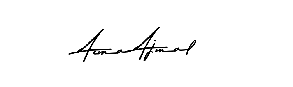 Make a beautiful signature design for name Aima Ajmal. Use this online signature maker to create a handwritten signature for free. Aima Ajmal signature style 9 images and pictures png