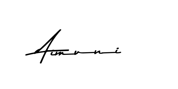 Also we have Aimuni name is the best signature style. Create professional handwritten signature collection using Asem Kandis PERSONAL USE autograph style. Aimuni signature style 9 images and pictures png