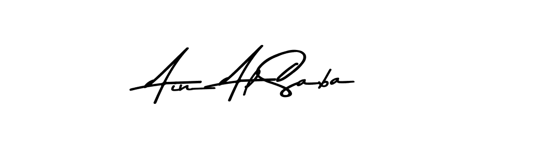 Create a beautiful signature design for name Ain Al Saba. With this signature (Asem Kandis PERSONAL USE) fonts, you can make a handwritten signature for free. Ain Al Saba signature style 9 images and pictures png