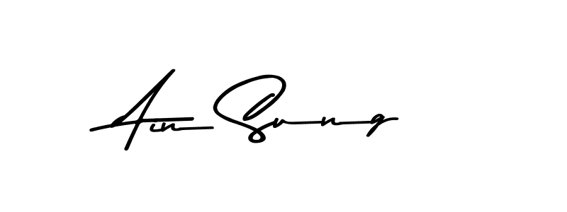 You should practise on your own different ways (Asem Kandis PERSONAL USE) to write your name (Ain Sung) in signature. don't let someone else do it for you. Ain Sung signature style 9 images and pictures png