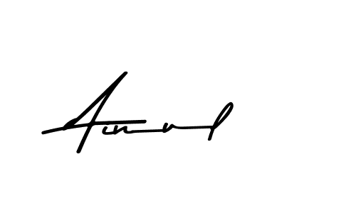 How to make Ainul signature? Asem Kandis PERSONAL USE is a professional autograph style. Create handwritten signature for Ainul name. Ainul signature style 9 images and pictures png