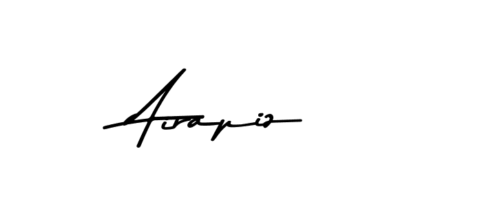 How to make Airapiz name signature. Use Asem Kandis PERSONAL USE style for creating short signs online. This is the latest handwritten sign. Airapiz signature style 9 images and pictures png