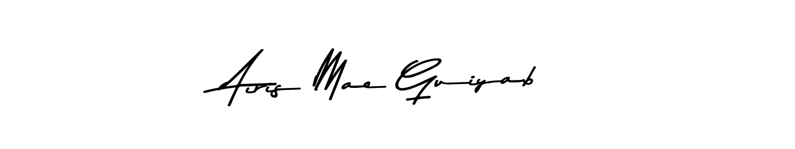 Make a beautiful signature design for name Airis Mae Guiyab. Use this online signature maker to create a handwritten signature for free. Airis Mae Guiyab signature style 9 images and pictures png