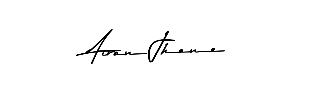 You should practise on your own different ways (Asem Kandis PERSONAL USE) to write your name (Airon Jhone) in signature. don't let someone else do it for you. Airon Jhone signature style 9 images and pictures png