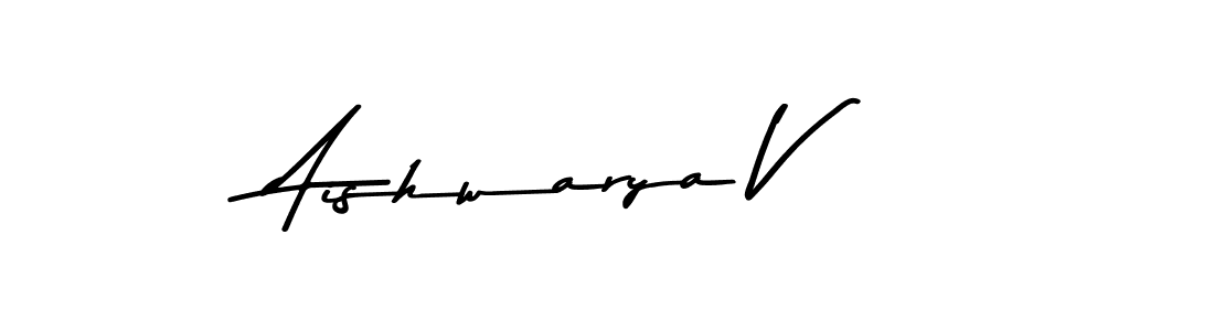 Here are the top 10 professional signature styles for the name Aishwarya V. These are the best autograph styles you can use for your name. Aishwarya V signature style 9 images and pictures png