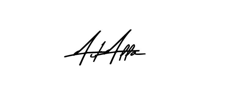 Similarly Asem Kandis PERSONAL USE is the best handwritten signature design. Signature creator online .You can use it as an online autograph creator for name Ait Alla. Ait Alla signature style 9 images and pictures png
