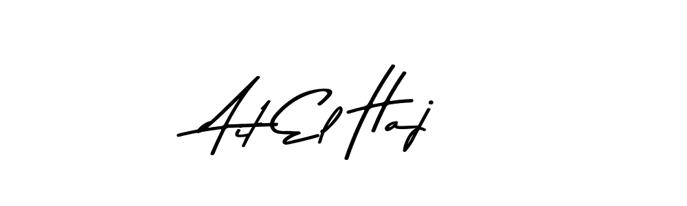 Make a beautiful signature design for name Ait El Haj. With this signature (Asem Kandis PERSONAL USE) style, you can create a handwritten signature for free. Ait El Haj signature style 9 images and pictures png