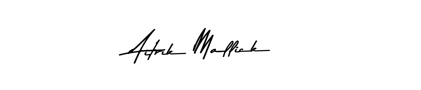 Make a beautiful signature design for name Aitrik Mallick. Use this online signature maker to create a handwritten signature for free. Aitrik Mallick signature style 9 images and pictures png