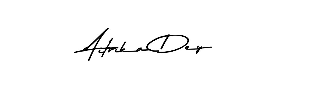 Create a beautiful signature design for name Aitrika Dey. With this signature (Asem Kandis PERSONAL USE) fonts, you can make a handwritten signature for free. Aitrika Dey signature style 9 images and pictures png