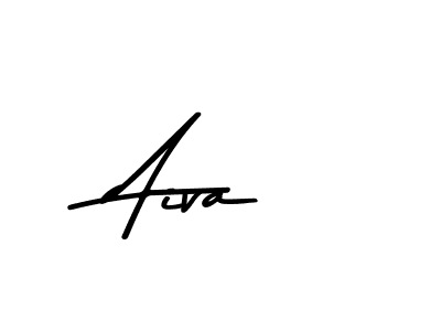 How to make Aiva name signature. Use Asem Kandis PERSONAL USE style for creating short signs online. This is the latest handwritten sign. Aiva signature style 9 images and pictures png