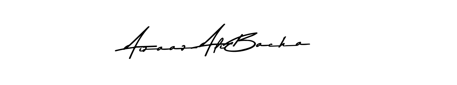 if you are searching for the best signature style for your name Aizaaz Ali Bacha. so please give up your signature search. here we have designed multiple signature styles  using Asem Kandis PERSONAL USE. Aizaaz Ali Bacha signature style 9 images and pictures png