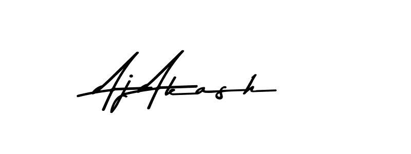 Design your own signature with our free online signature maker. With this signature software, you can create a handwritten (Asem Kandis PERSONAL USE) signature for name Aj Akash. Aj Akash signature style 9 images and pictures png