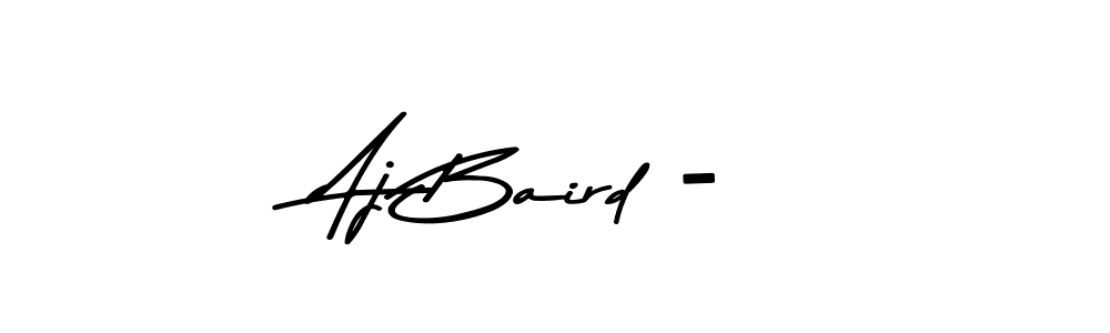 Make a beautiful signature design for name Aj Baird -. Use this online signature maker to create a handwritten signature for free. Aj Baird - signature style 9 images and pictures png