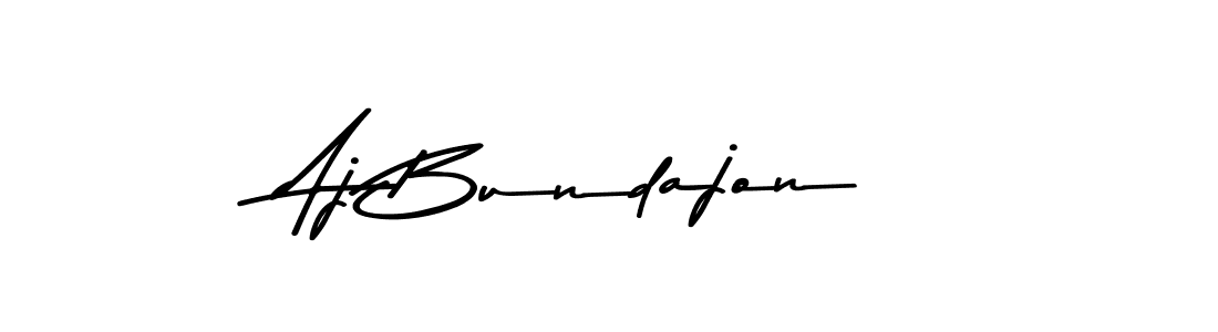 Similarly Asem Kandis PERSONAL USE is the best handwritten signature design. Signature creator online .You can use it as an online autograph creator for name Aj Bundajon. Aj Bundajon signature style 9 images and pictures png