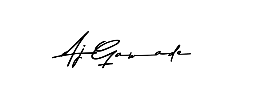 Also You can easily find your signature by using the search form. We will create Aj Gawade name handwritten signature images for you free of cost using Asem Kandis PERSONAL USE sign style. Aj Gawade signature style 9 images and pictures png