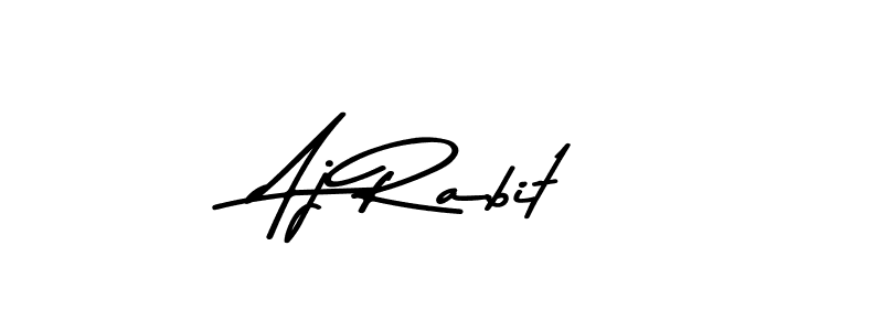 Similarly Asem Kandis PERSONAL USE is the best handwritten signature design. Signature creator online .You can use it as an online autograph creator for name Aj Rabit. Aj Rabit signature style 9 images and pictures png