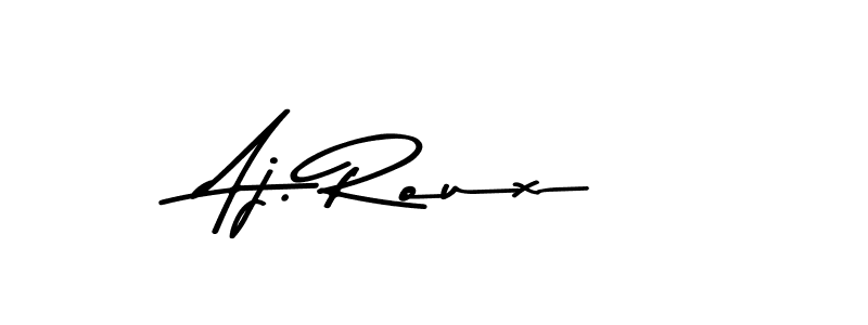 Here are the top 10 professional signature styles for the name Aj. Roux. These are the best autograph styles you can use for your name. Aj. Roux signature style 9 images and pictures png