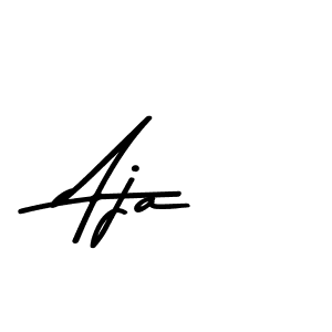 Aja stylish signature style. Best Handwritten Sign (Asem Kandis PERSONAL USE) for my name. Handwritten Signature Collection Ideas for my name Aja. Aja signature style 9 images and pictures png