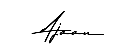 Create a personalized artistic stamp with Ajaan in Asem Kandis PERSONAL USE font. Perfect for visual artists, designers, and influencers. Ajaan signature style 9 images and pictures png