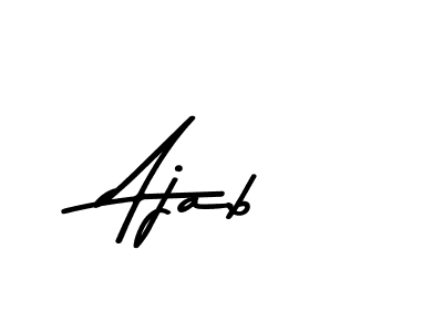 Also You can easily find your signature by using the search form. We will create Ajab name handwritten signature images for you free of cost using Asem Kandis PERSONAL USE sign style. Ajab signature style 9 images and pictures png