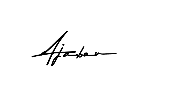 Create a beautiful signature design for name Ajabou. With this signature (Asem Kandis PERSONAL USE) fonts, you can make a handwritten signature for free. Ajabou signature style 9 images and pictures png