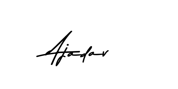 Ajadav stylish signature style. Best Handwritten Sign (Asem Kandis PERSONAL USE) for my name. Handwritten Signature Collection Ideas for my name Ajadav. Ajadav signature style 9 images and pictures png