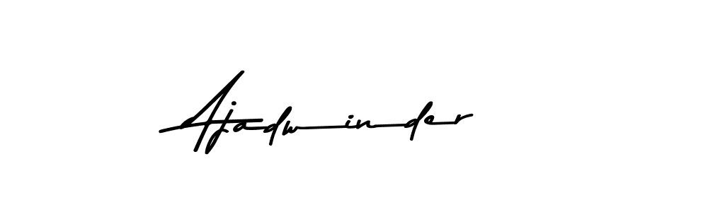 Use a signature maker to create a handwritten signature online. With this signature software, you can design (Asem Kandis PERSONAL USE) your own signature for name Ajadwinder. Ajadwinder signature style 9 images and pictures png