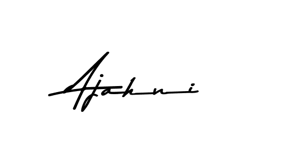 Make a beautiful signature design for name Ajahni. With this signature (Asem Kandis PERSONAL USE) style, you can create a handwritten signature for free. Ajahni signature style 9 images and pictures png