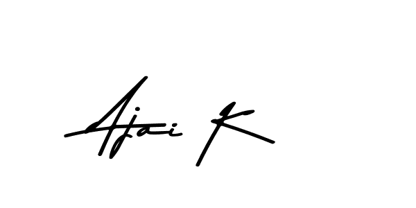You can use this online signature creator to create a handwritten signature for the name Ajai K. This is the best online autograph maker. Ajai K signature style 9 images and pictures png